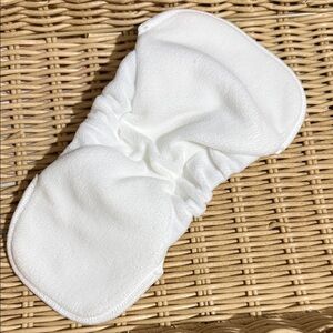 Set of 6 Little One Reusables Bamboo/Organic Cotton fleece topped Diaper Insert